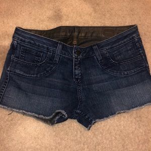 Reversible Jean Shorts - Size 26 Bleu Lab - NEW